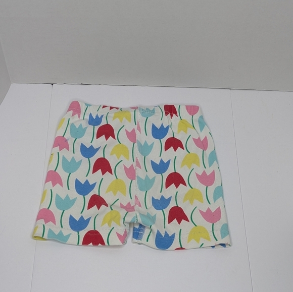 Hanna Andersson Flower Short PJ Pajama Set 100 4 - Picture 5 of 10